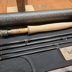 9' 5wt custom fly rod with extra tip section and carbon fiber tube`
